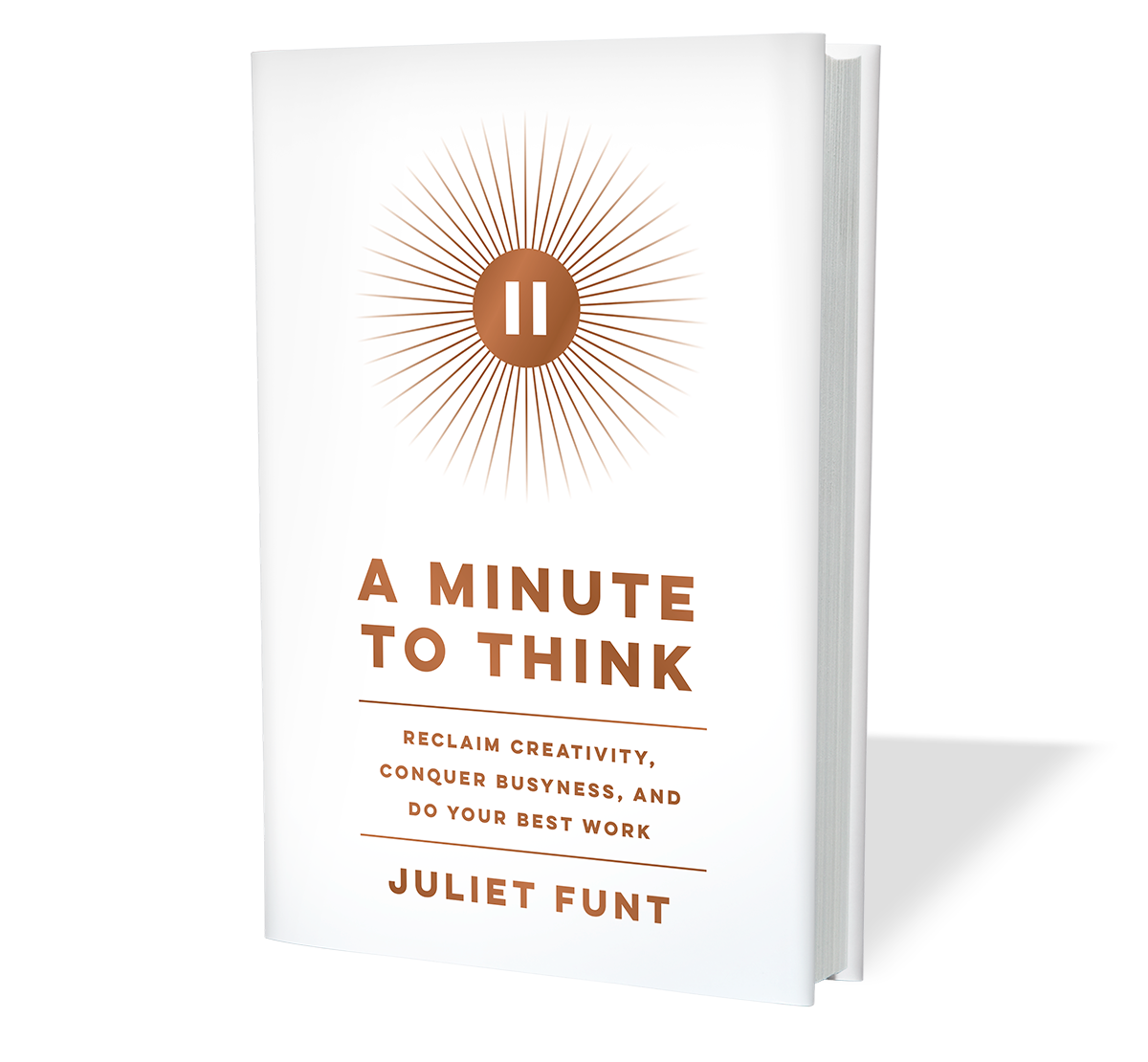 Juliet Funt A Minute To Think Book White Space