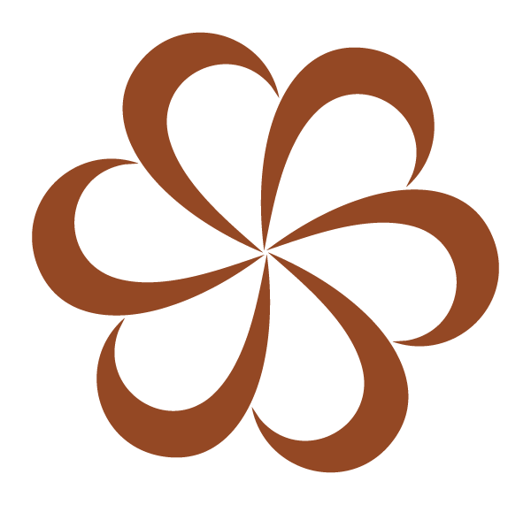Jfg Icon Set Flower Spiral Copper
